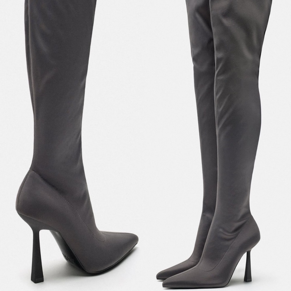 Zara Knee High Boots NWT